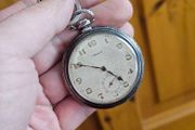 Vintage Silver Swiss Made Doxa Military Pocket Watch 1920s