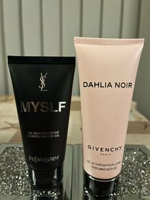 RARE Designer Shower Gels YSL and Givenchy New