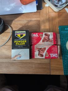 DAS terracotta clay and powder filler