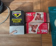 DAS terracotta clay and powder filler