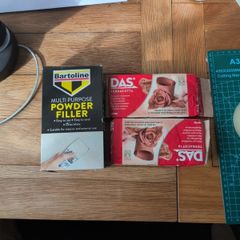 DAS terracotta clay and powder filler