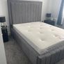 Double Bed Frame Optional Gaslift Ottoman Storage - Storage Bed- Upholstered Bed- Bed on Sale- Mattres Image 2