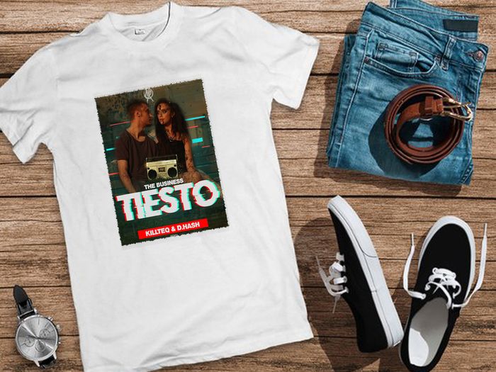 Tiesto the business album cover t-shirt tiesto t-shirt dj t-shirt