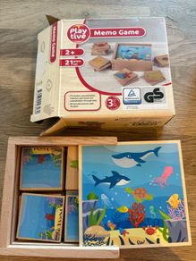 Playtive memory wooden puzzle game