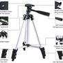 Camera Phone Tripod, 42 Inch Lightweight Aluminum Phone Tripod, Travel Tripod for Cellphone and Camera + Universal Smartphone Tripod Holder Mount + Carrying Bag Image 7