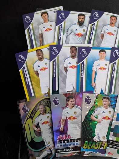 Leeds United Topps 2026 Topps Chrome Topps Merlin Topps Premier League