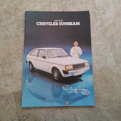 Chrysler Sunbeam Sales Brochure.