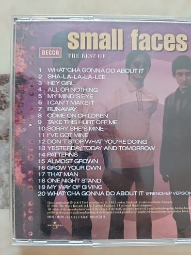 Small Faces CD - The Best Of
