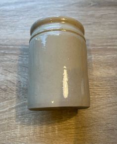 Small Antique Stoneware Jam Jar or Pot