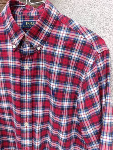 Polo Ralph Lauren Button Down Shirt Mens Medium Slim Fit M