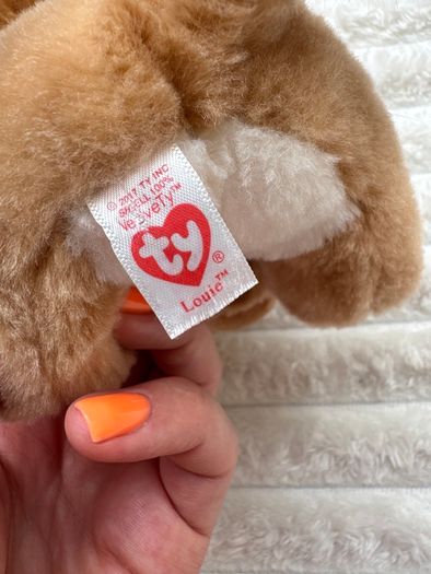Ty Beanie Boo Lion Louie Plush Soft approx. 15 cm. Used Please see photos