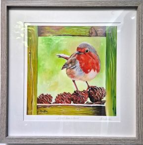 A visit from a friend | FineArt Print | Framed