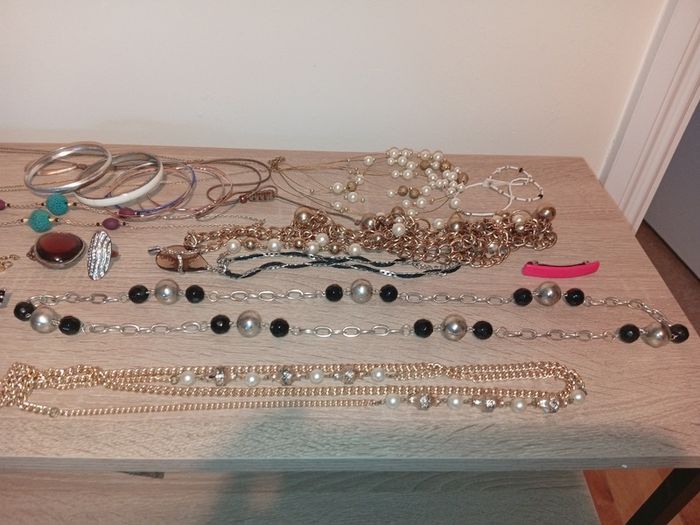Collection Of Costume Jewellery  Inc Rings Watches Necklace Bracelets Etc Good Condition