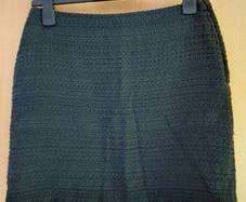 H&M black woven mini skirt .