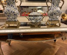 Vintage Floral Vase 3 Piece Set