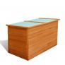 Garden Storage Box 126x72x72 cm Wood Image 2