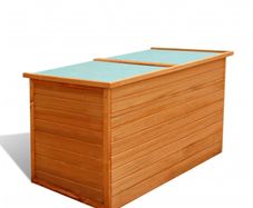 Garden Storage Box 126x72x72 cm Wood