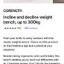 Weights bench,weights and bar. Image 2