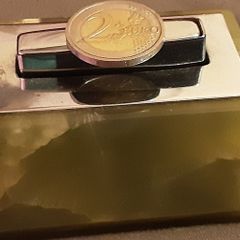 Green onyx table lighter