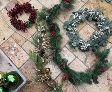 Christmas decor & candelabras