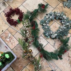 Christmas decor & candelabras