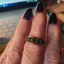 9ct Gold Diopside Ring / Russian Emerald /Elegant Image 8