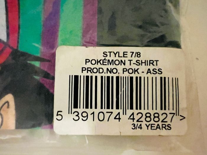 From 1999 Official License Pokemon t-shirts 9 pieces