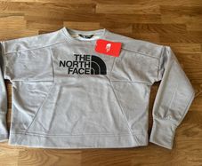 Brand New North Face Grey Cropped Sweatshirt Small