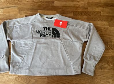 Brand New North Face Grey Cropped Sweatshirt Small