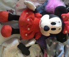 hanging minnie mouse