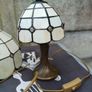 Vintage Table Lamps & Ceiling Shade Set Image 3