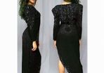 Black vintage dress