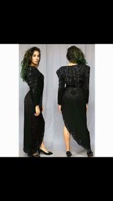 Black vintage dress
