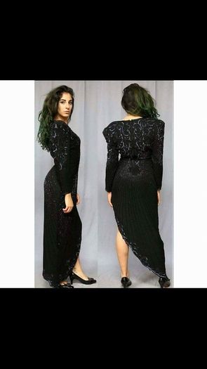 Black vintage dress
