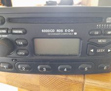 Genuine Ford 6000cd Rds E-o-n Black Radio 6000ne Tuner