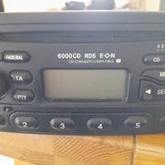 Genuine Ford 6000cd Rds E-o-n Black Radio 6000ne Tuner