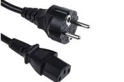 4 x 1m power cords, C13 to European Plug (CEE 7/7)