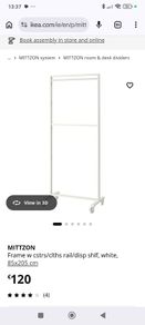 IKEA clothes rail