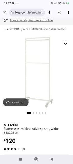 IKEA clothes rail