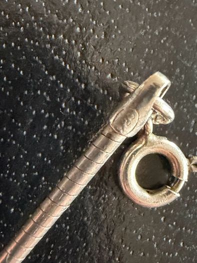 silver necklace