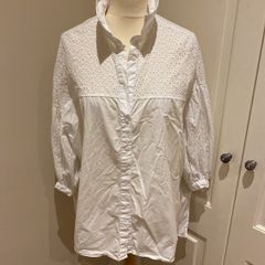 Tiffosi white cotton shirt size 12 - 14