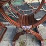 A pair of savonarola chairs Image 3