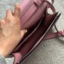 Coach Pink Leather Crossbody Bag, Genuine, Excellent Condition Image 4