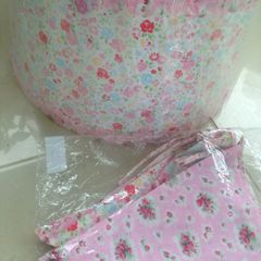Matching Floral Pendent Shade and bunting Set
