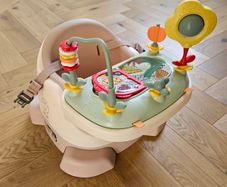 Mamas & Papas Bug 3-in-1 Floor & Booster Seat with Activity Tray - Pink
