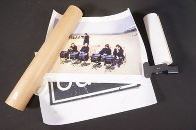 2x Oasis Microdot Posters Signed