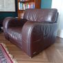 FREE leather couch and 2 armchairs Image 2