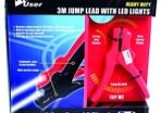 Heavy Duty 3m Jump Lead With Led Lights