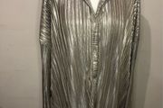 Boohoo shiny blouse (size 24)