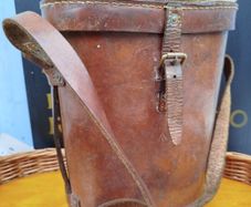Vintage Leather Binoculars Case